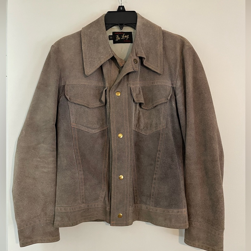 Leather Suede DeLong Vintage Jacket